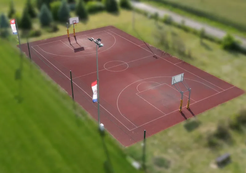 Boisko wielofunkcyjne poliuretanowe